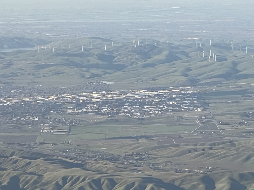Altamont Pass wind generators, Livermore Valley