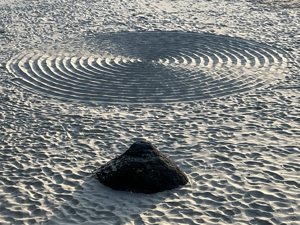 sand pattern, Yachats estuary