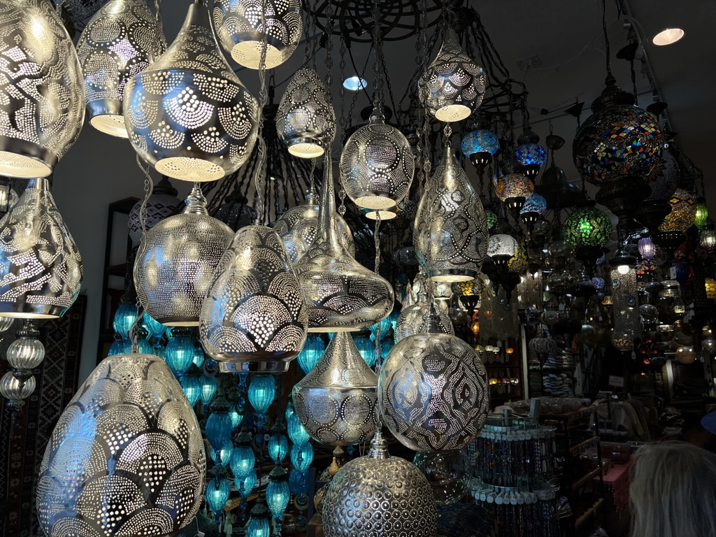 lamp shop, Santa Barbara, California