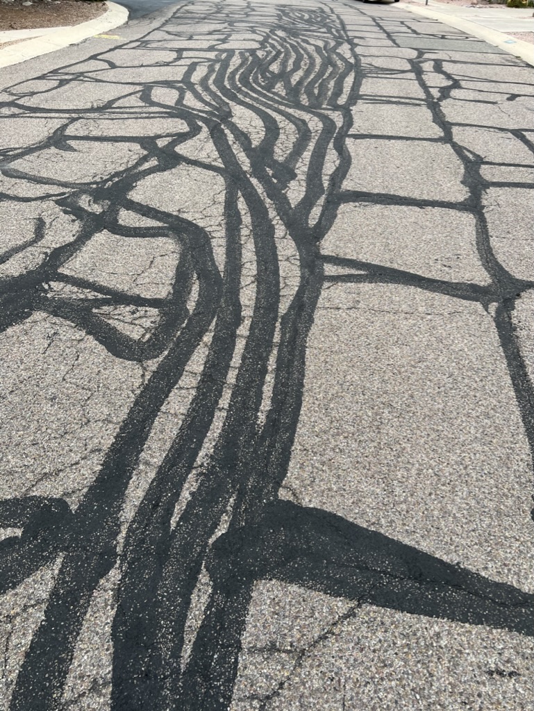 asphalt abstract