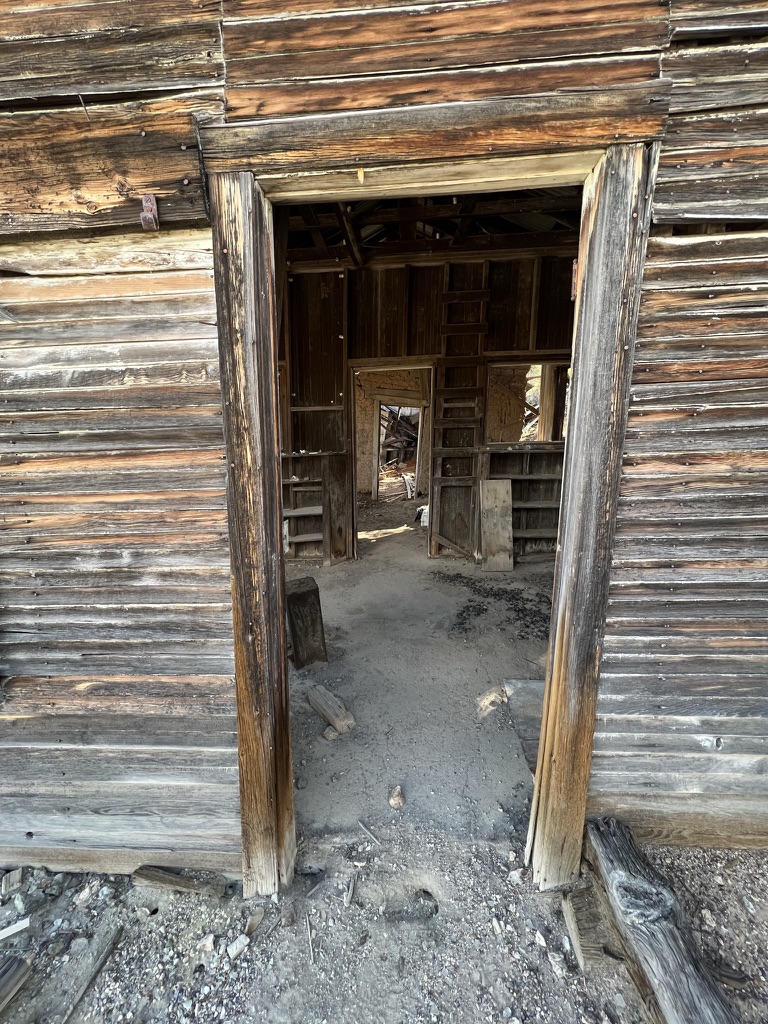 abandoned doorways, Ruby ghost town near Nogales, AZ