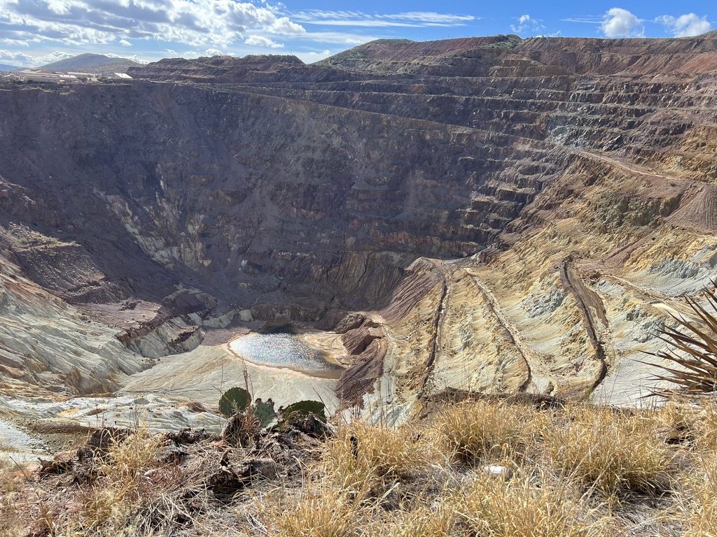 open pit mine, Bisbee, Arizona