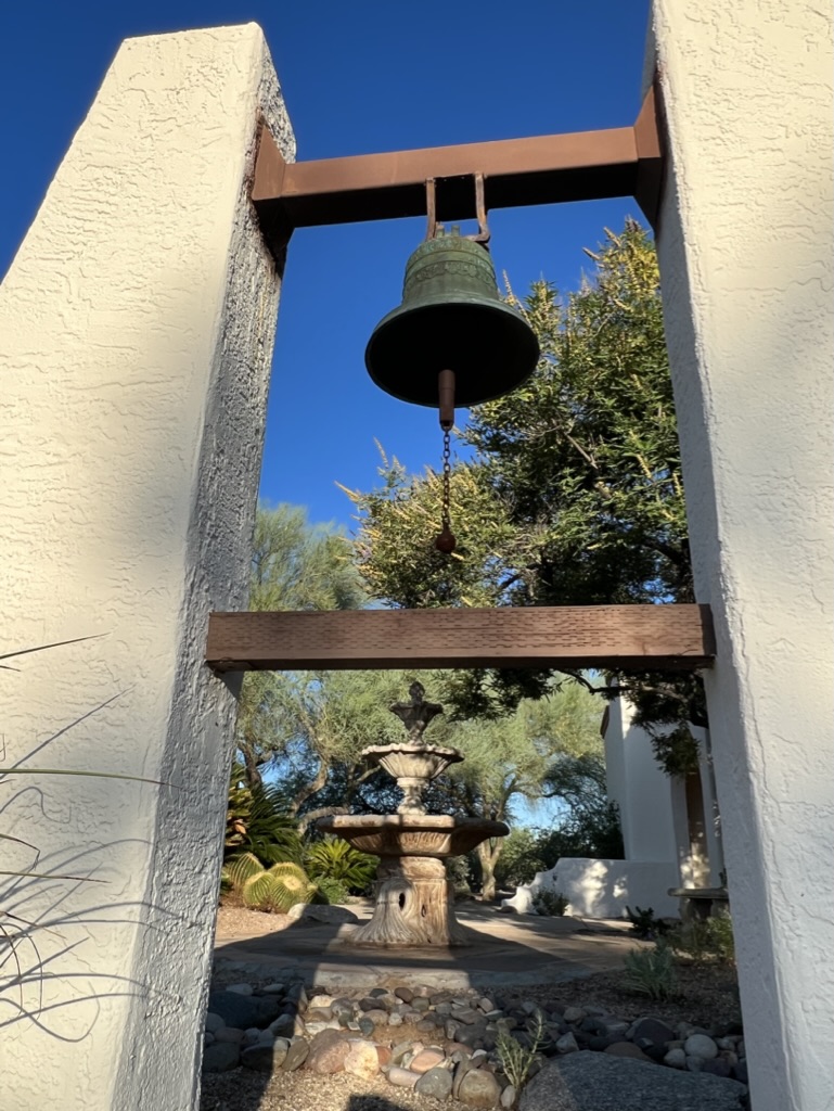 bell and fountain